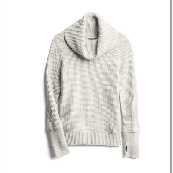 Sharon Cowl Neck Waffle Stitch Pullover 